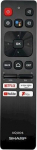 Sharp Aquos SHW/RMC/0138N Original TV Remote Voice Function NETFLIX / YOUTUBE / PRIME VIDEO