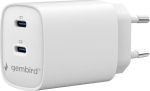 GEMBIRD 2-port 45 W USB fast charger