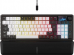 Corsair VANGUARD 96 Gaming-Tastatur, mechanically, RGB, 8.000 Hz - MLX Plasma Switches, ISO (DE), schwarz/wei&szlig;