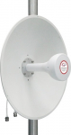 Hismart 5G / LTE / CBRS 2x2 MIMO Dish Antenna, 1.7-4.2GHz, 17dBi+19dBi