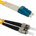Qoltec Optic Patchcord LC/UPC - ST/UPC SM 9/125 G652D 2m (54068)