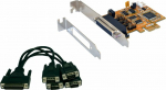 Controller Exsys PCIe x1 - 4x RS-232 BD9 (EX-44044-2)