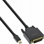 Cable InLine DisplayPort - DVI-D 0.5m czarny (17226)