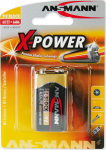 1 Ansmann Alkaline 9V block X-Power