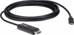 ATE ATEN USB-C auf 4K HDMI Converter (2.7 M), 3840 x 2160 Pixel, Schwarz, RoHS, 0 - 40 &deg;C, -20 - 60 &deg;C, 0 - 80%