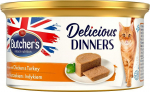 BUTCHER'S Delicious Dinners Chicken with turkey - wet cat food - 85 g