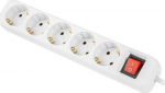 Lanberg 5 Schuko sockets 3.0m - Extension strip Lanberg | 5 Schuko sockets | 3.0m | White | cable made of full copper | z switch