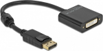 DELOCK Adapter DisplayPort 1.2 zu DVI Buchse 4K Aktiv Black