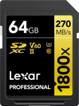 LEXAR SDXC PRO 1800X U3 UHS-II R280/W210 (V60) 64GB