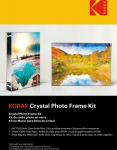 Kodak Crystal Photo Frame Kit 5 Sheets