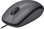 Log Logitech M100, Corded mouse, Black, M100, Ambidextrous, Optical