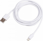 Cable USB Akyga USB-A - Lightning 1.8 m White (AK-USB-31)