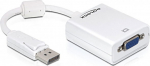 DELOCK Displayport Adapter DP -> D-Sub15 St/Bu wei&szlig;