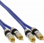 Cable Intos RCA (Cinch) x2 - RCA (Cinch) x2 30m niebieski (89730P)