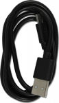 2GO USB Lade-/Datenkabel Micro-USB 1m PET-B schwarz