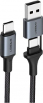 Orsen S8 2-IN-1 USB and Type-C 5A 1.5m black