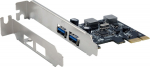 Exsys 2-Port USB 3.2 Gen 1 PCIe Map Self Power - 3A (Renesas) - PCIe - USB 3.2 Gen 1 (3.1 Gen 1) - Male - China - Weiblich - Weiblich