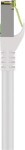 Wentronic Goobay 61102 CAT 8.1 S/FTP CU 0.25m Hvid