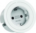 Bachmann PIX - Steckdose - with decorative ring (white, similar to RAL9010)