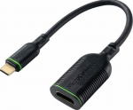 MicroConnect USB-C to HDMI adapter, 0.2m, Black