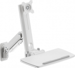Multibrackets M Workstation Arm Single Basic | VESA 75x75-100x100 | Max 8kg | Wall | Vit