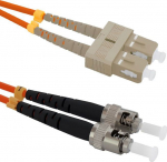 Qoltec Optic Patchcord SC/UPC - ST/UPC MM 50/125 OM2 1m (54063)