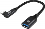 CONCEPTRONIC Adapter USB-C3.2 90&deg;->USB-A3.0 10Gbs 0.15m sw