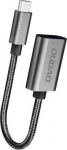 Dudao L15T USB-C to USB-A adapter Silver