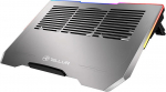 Tellur Cooler laptop Shade 17, 3 fans, RGB LED, USB, USB-C, Aluminum grey