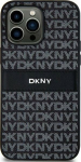 DKNY DKNY DKHCS24LPRTHSLK S24 Ultra S928 czarny/black hardcase Leather Mono Stripe & Metal Logo