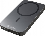Sandberg Magnet Wireless Powerbank, 5000 ALU
