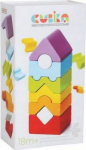 Cubika Wooden blocks Colorful tower turret 18m+ (6515009)