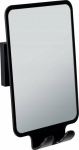 Wenko Cosmetic Mirror Cosmetic Mirror with Anti-Fog Coating QUADRO, installation without drilling