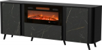 Cama MEBLE Cama Volare chest of drawers 200 x 39 x 75 cm black/san sebastian + fireplace