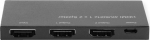 ROLINE 14013556 - HDMI Splitter Ultra Slim - KVM-Umschalter - 2-Port