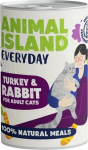 ANIMAL ISLAND Everyday Turkey and rabbit - wet cat food - 400g