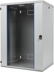 BKT Elektronik Wall mount cabinet single section, 12U, 600/600/600 width/depth/height mm, RAL 9005 ( welded construction - capacity 50kg )
