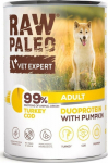VetExpert Raw Paleo Turkey&Cod Adult Can 400g