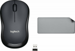 Log Logitech mouse M220 Silent (910-004878) + Studio Series - MID GREY (956-000052)