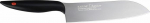 Kasumi Santoku knife forged Titanium long. 18 cm
