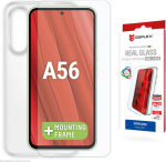 E.V.I. DISPLEX REAL GLASS + CASE, SAMSUNG GALAXY A56