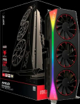 XFX Mercury AMD Radeon RX 9070XT OC Magnetic Air Edition with RGB 16GB GDDR6 HDMI 3xDP, AMD RDNA 4