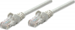 INTELLINET Patchkabel RJ45 U/UTP Cat5e 1.0m Lever protection gray