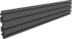 Multibrackets M Pro Series - Single Screen Rail 68cm Black | Aluminium | Svart