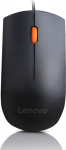 Lenovo Mouse Ambidextrous - USB, Type-A - 1600 DPI - Black