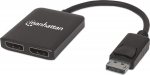 MANHATTAN Splitter 2-Port DisplayPort with MST 4K@30HZ