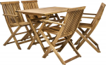 Garden furniture set FINLAY table and 4 chairs