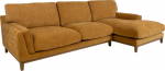 Corner sofa BASIL RC, dark yellow