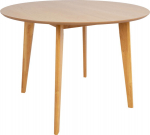 Dining table ROXBY D105xH76cm, oak