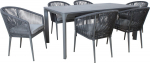 Garden furniture set CARVES table and 6 chairs